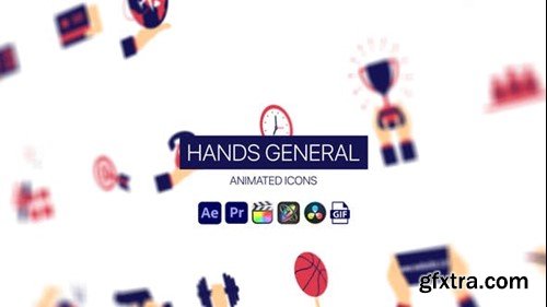 Videohive Hands General Animated Icons 44951484