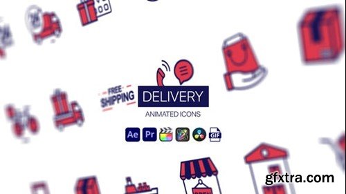 Videohive Delivery Animated Icons 44950976