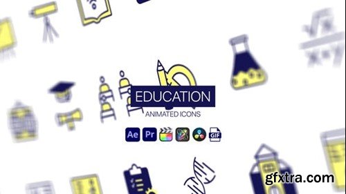 Videohive Education Animated Icons 44951030