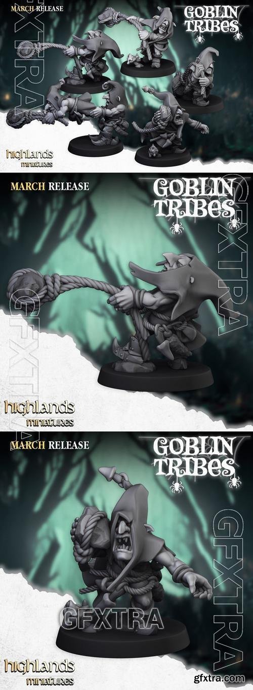 Swamp Goblins Stonethrowers - Highlands Miniatures &ndash; 3D Print Model