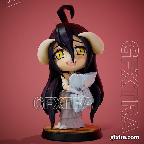 Chibi Albedo &ndash; 3D Print Model