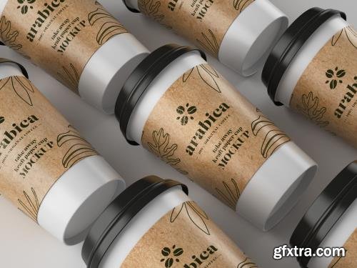 Paper Coffee Cups Mockup 357045907