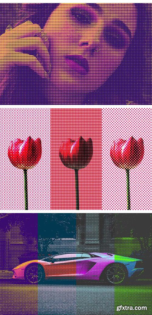 Halftone Photo Effect for Photoshop