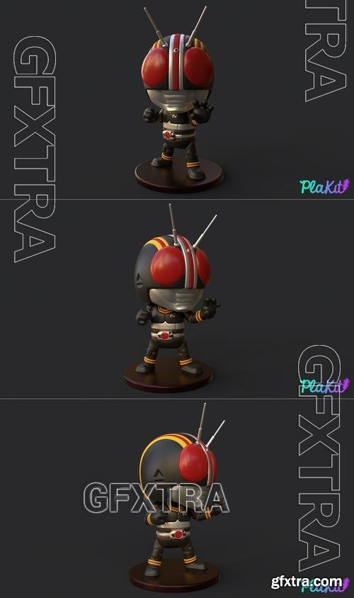 PlaKit - Kamen Rider Black &ndash; 3D Print Model