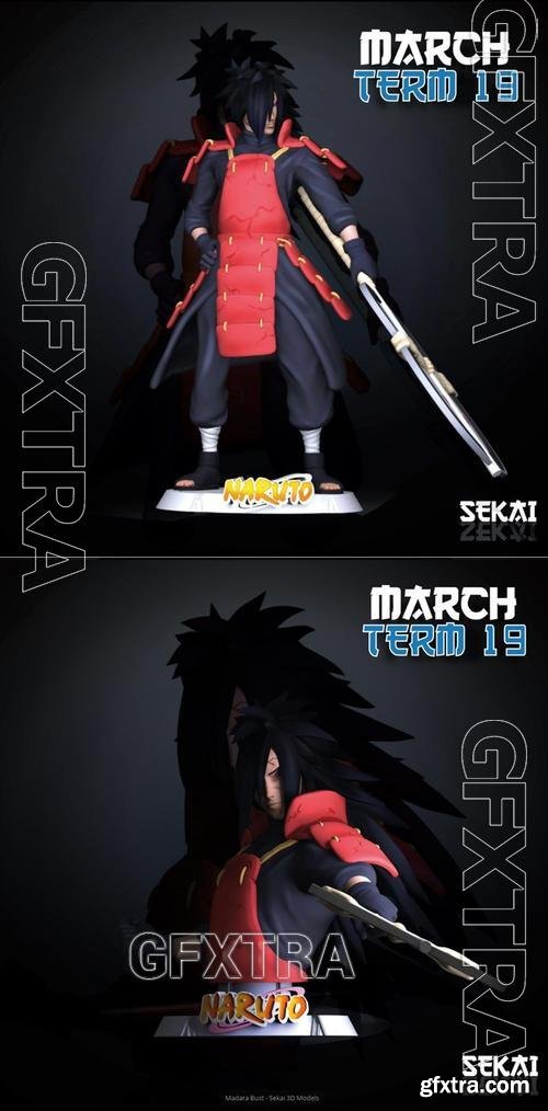 Madara Sculpture and Bust - Sekai &ndash; 3D Print Model