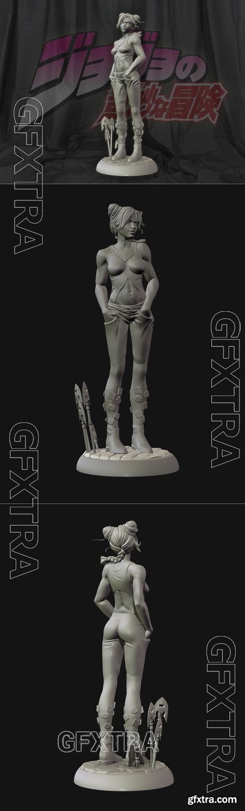 Jolyne Cujoh - JoJos bizarre Adventure &ndash; 3D Print Model