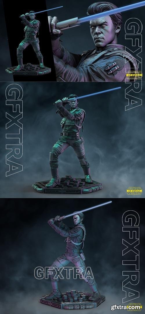 Star Wars - Cal Kestis Sculpture &ndash; 3D Print Model