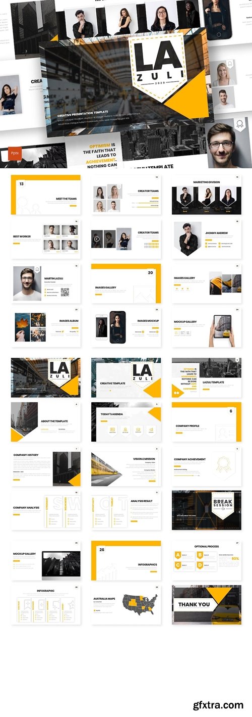 Lazuli - Powerpoint,Keynote,Google Slides Template