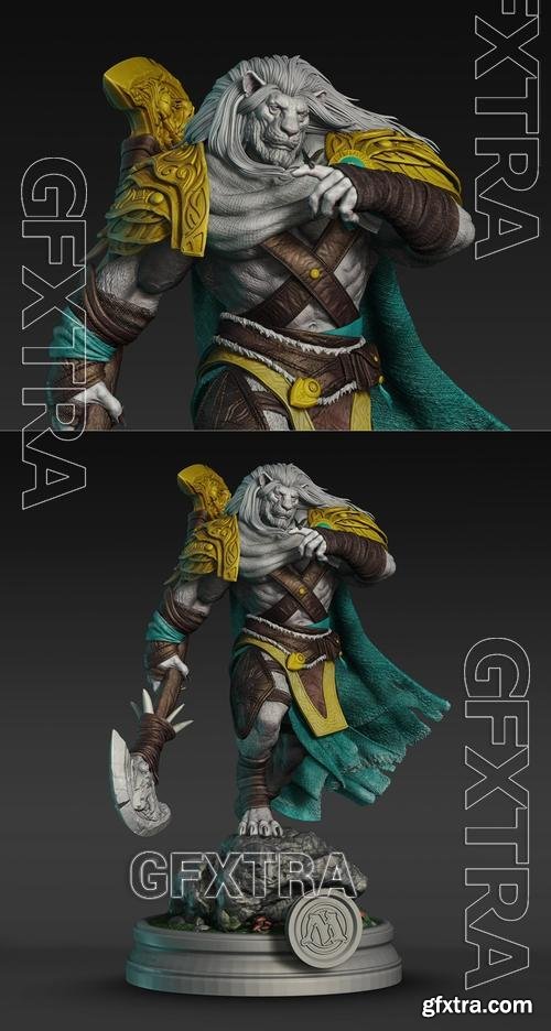 Ajani Goldmane Fan art &ndash; 3D Print Model