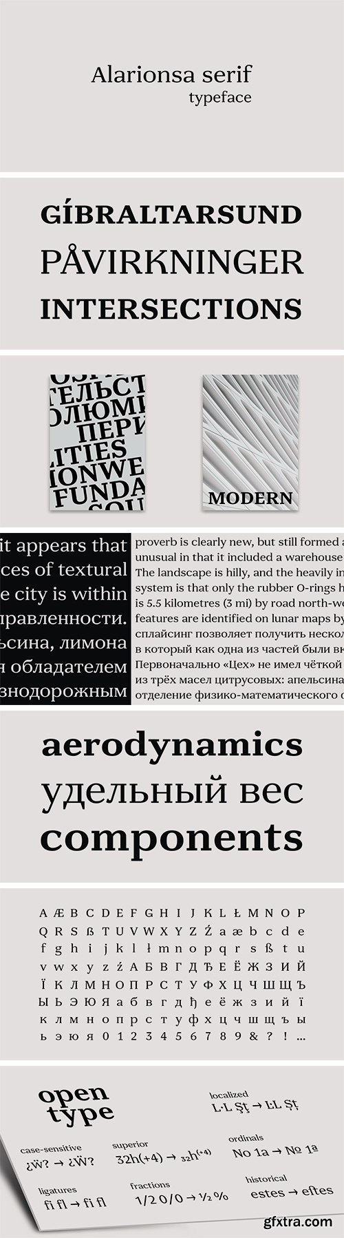 Alarionsa Serif Font Family