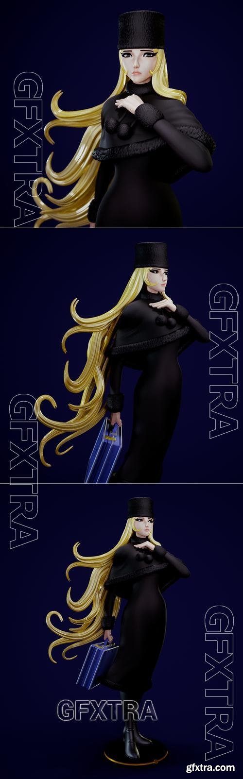 Galaxy Express 999 - Maetel &ndash; 3D Print Model