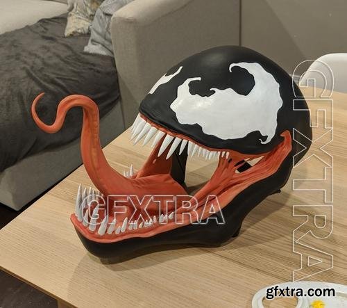 Venom Mask &ndash; 3D Print Model