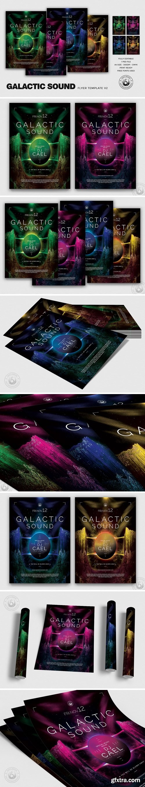 Galactic Sound Flyer Template V2 LCG6H2S