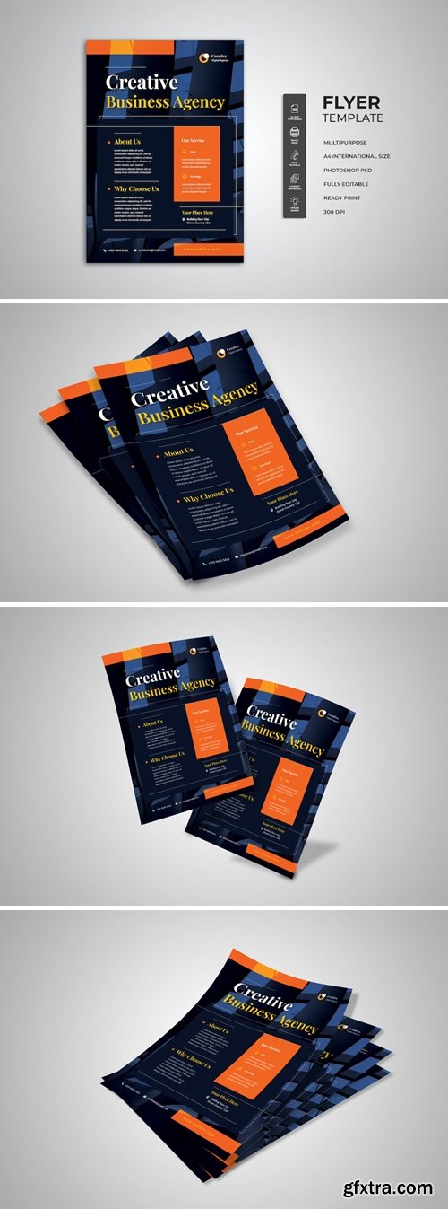 Creative Business Agency Flyer PN42QXC