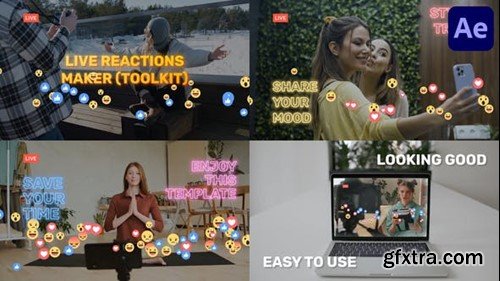 Videohive Live Reactions Maker (Toolkit) for After Effects 44958816