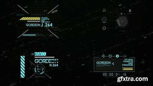 Videohive HUD Technology Title 44936198