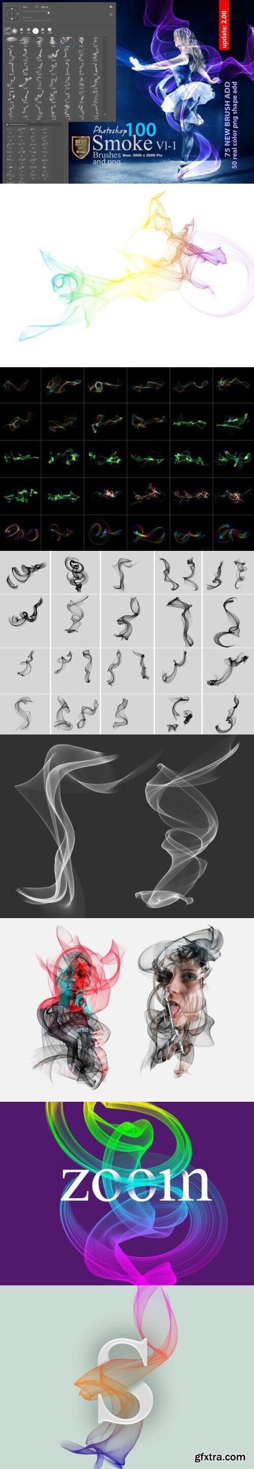 Smoke Photoshop Brushes