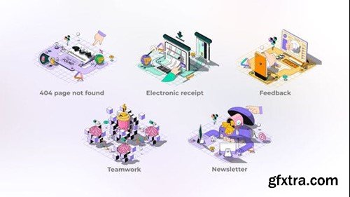 Videohive Feedback - Isometric Illustration 44678516