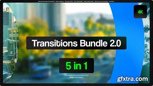 Videohive Transitions Bundle 2.0 44940560