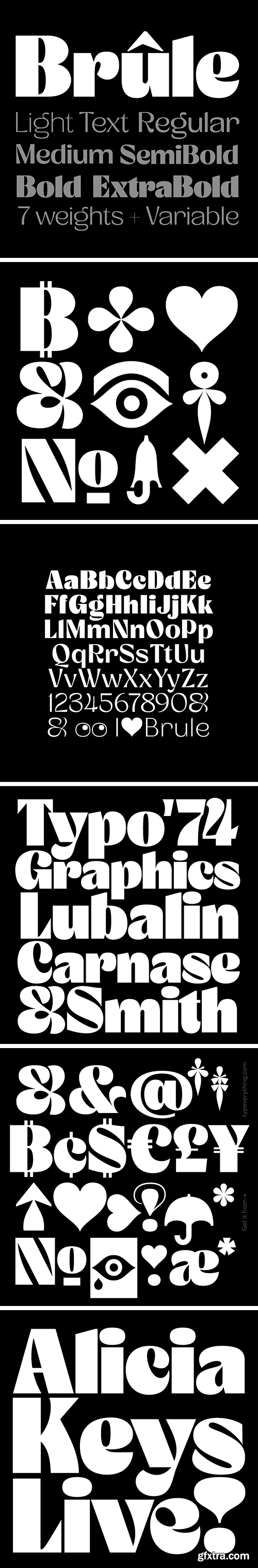 Brule Font Family