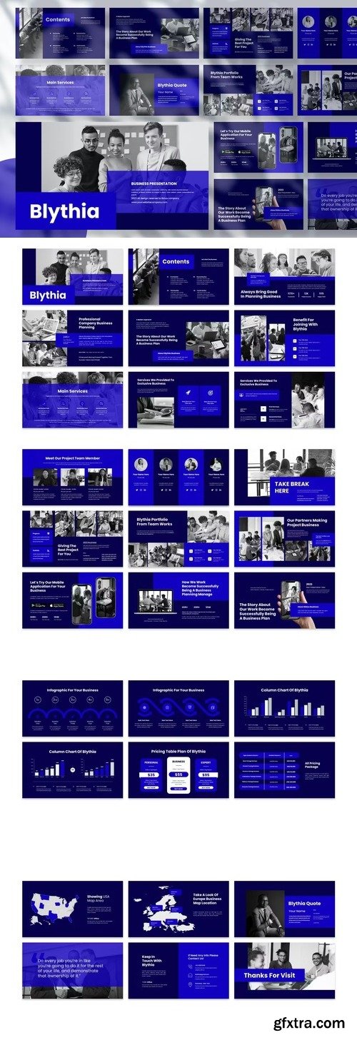 Blythia - Business PowerPoint Template R7QRMCC