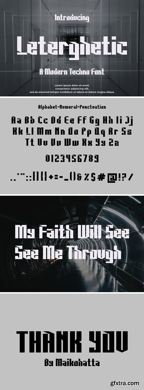 Leterghetic Font