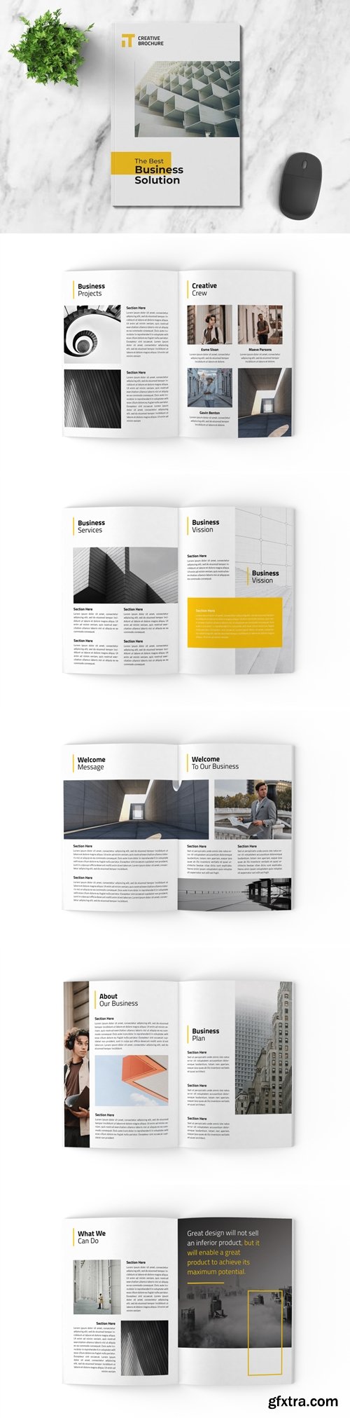 Creative Brochure Template 9UWD57Q