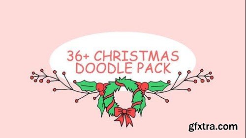 Videohive 36+ Chirstmas Doodle Pack 25114920