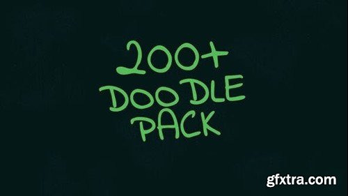 Videohive 200 Doodle Pack 25559704