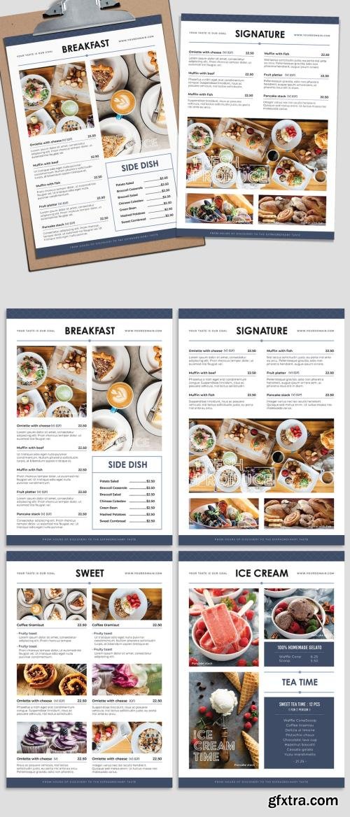 Menu Designs with Flexible Layout Options 344949341