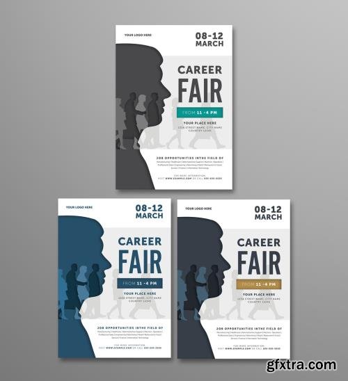 Job Fair Flyer Layout 315704477