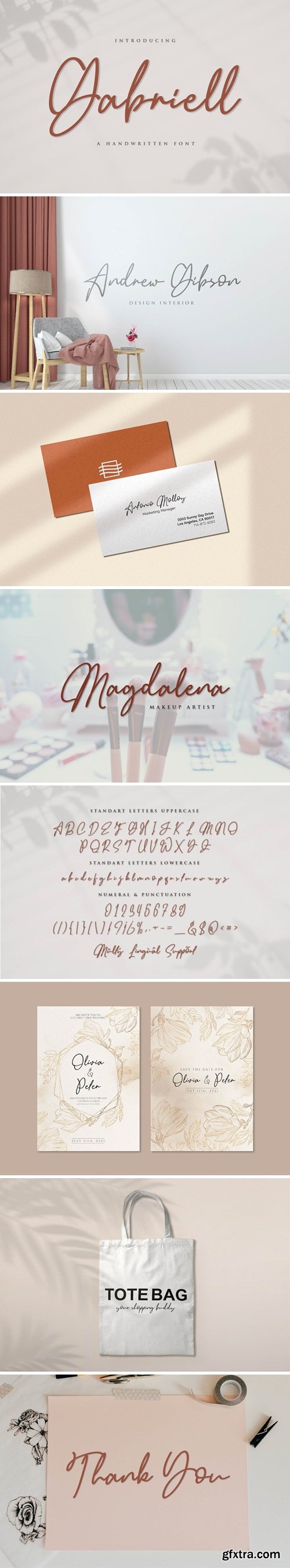 Gabriell - Signature Font