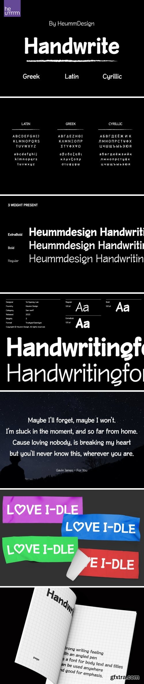 Hu Handwrite Font