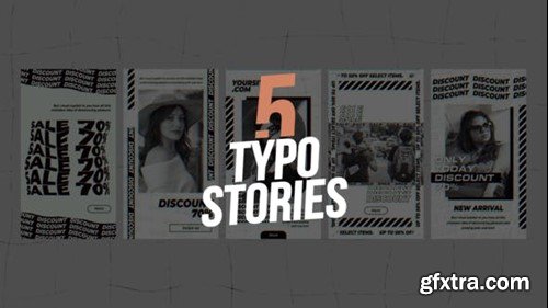 Videohive 5 Typo Stories 45045657