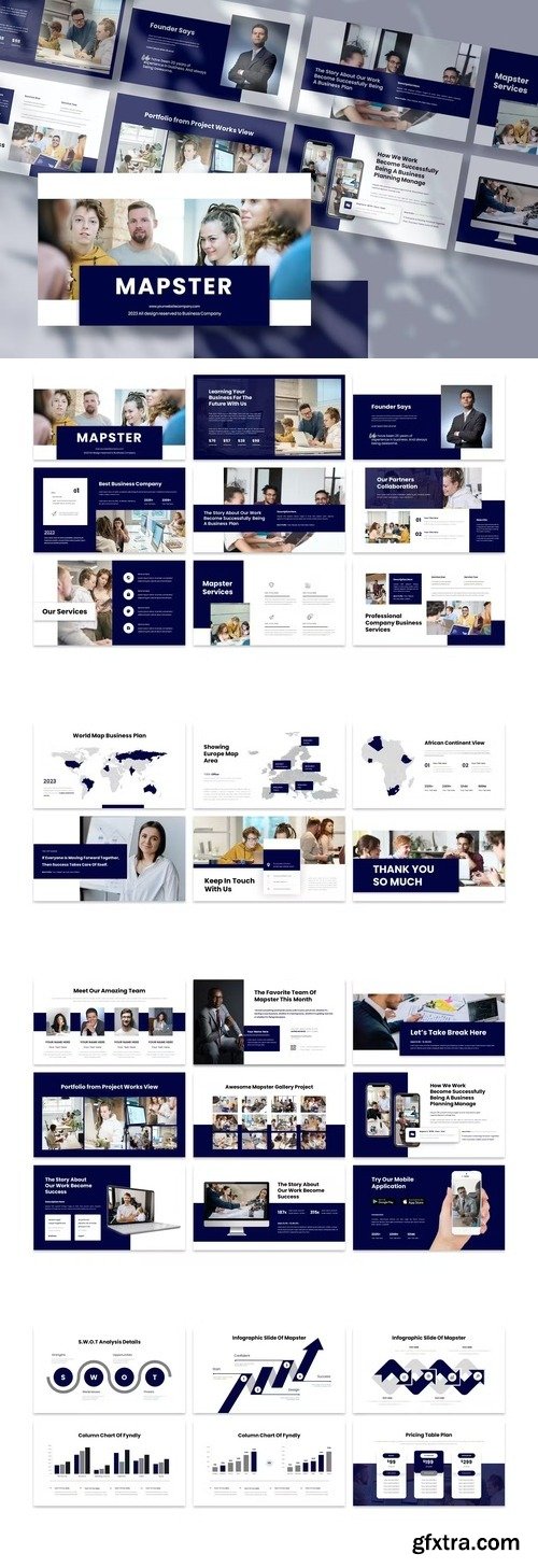 Mapster - Business PowerPoint Template CAY9XXA