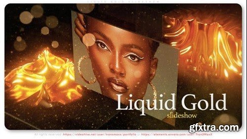 Videohive Liquid Gold Slideshow 45074610