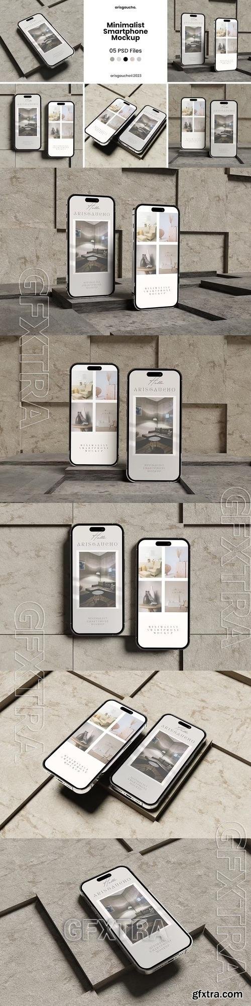 Minimalist Smartphone Mockup V3 XRXL2TM