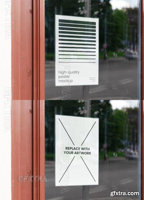 Store Outdoor Advertising Poster Mockup 545361594