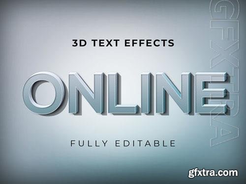 Psd online creative editable text effect design