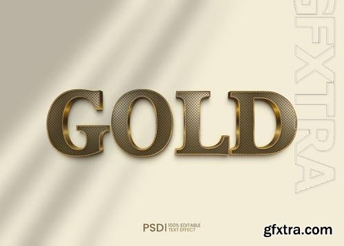 PSD luxury gold text style effect