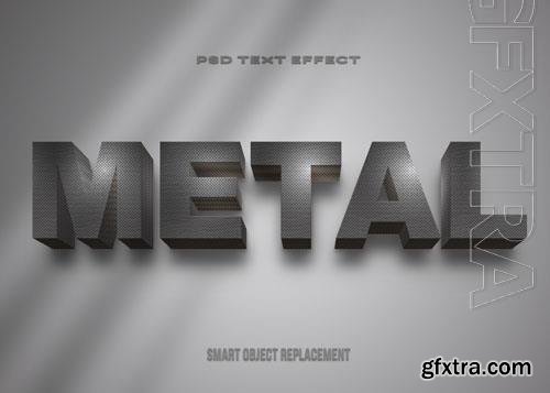 PSD 3d metal text effect