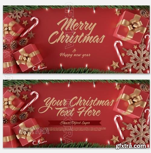 Christmas Themed Text Mockup 297610685