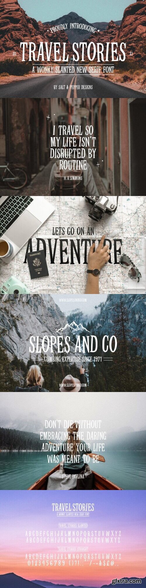 Travel Stories Font