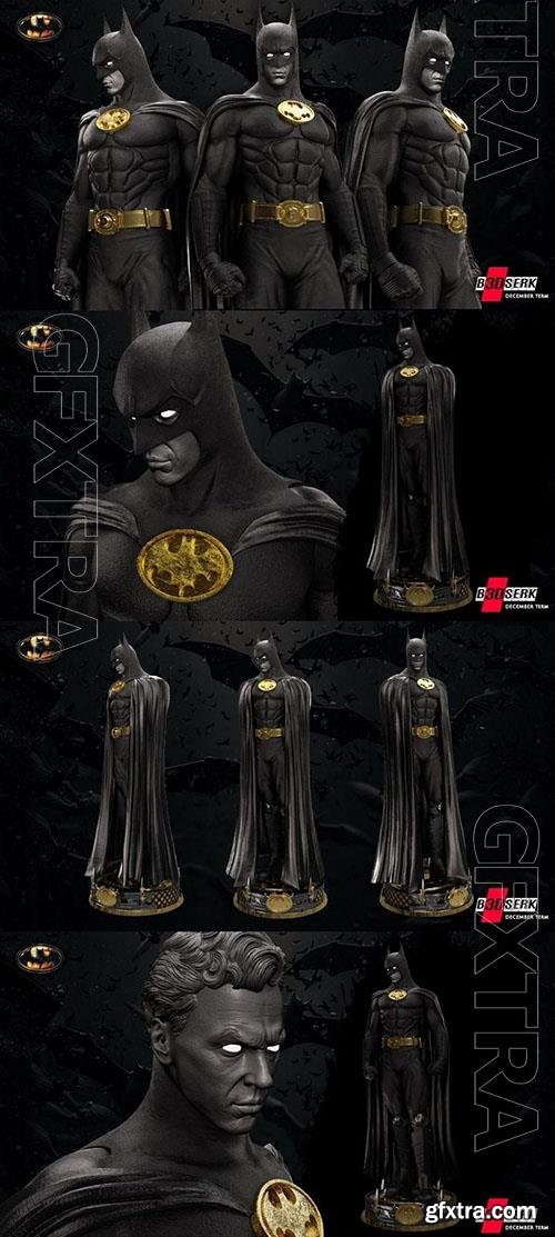 B3DSERK – Batman Michael Keaton Statue 3D Print Model