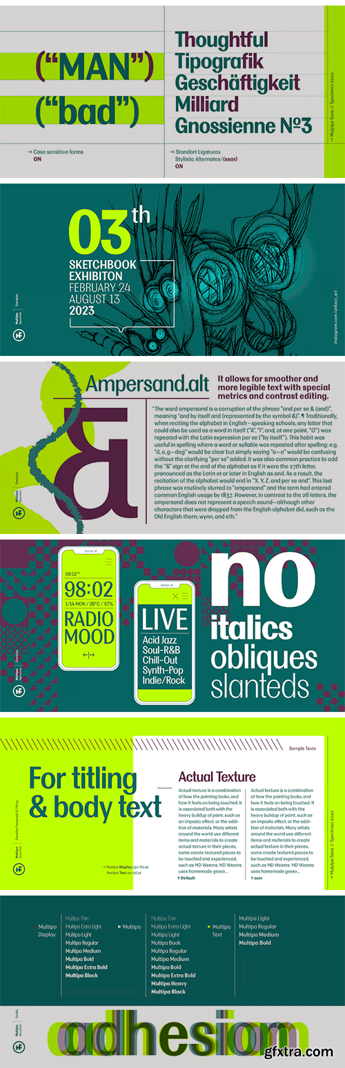 Multipa Font Family