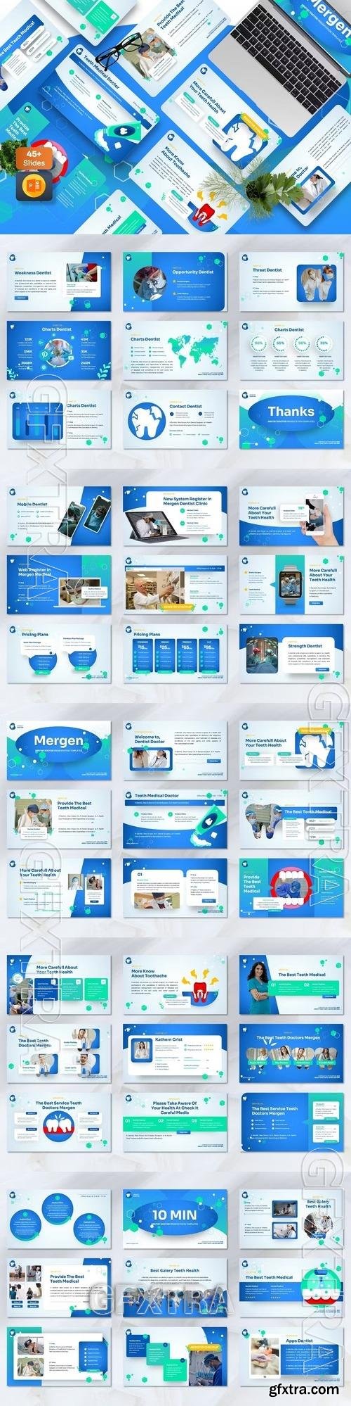 Mergen - Healthcare Powerpoint Template Q584HVY