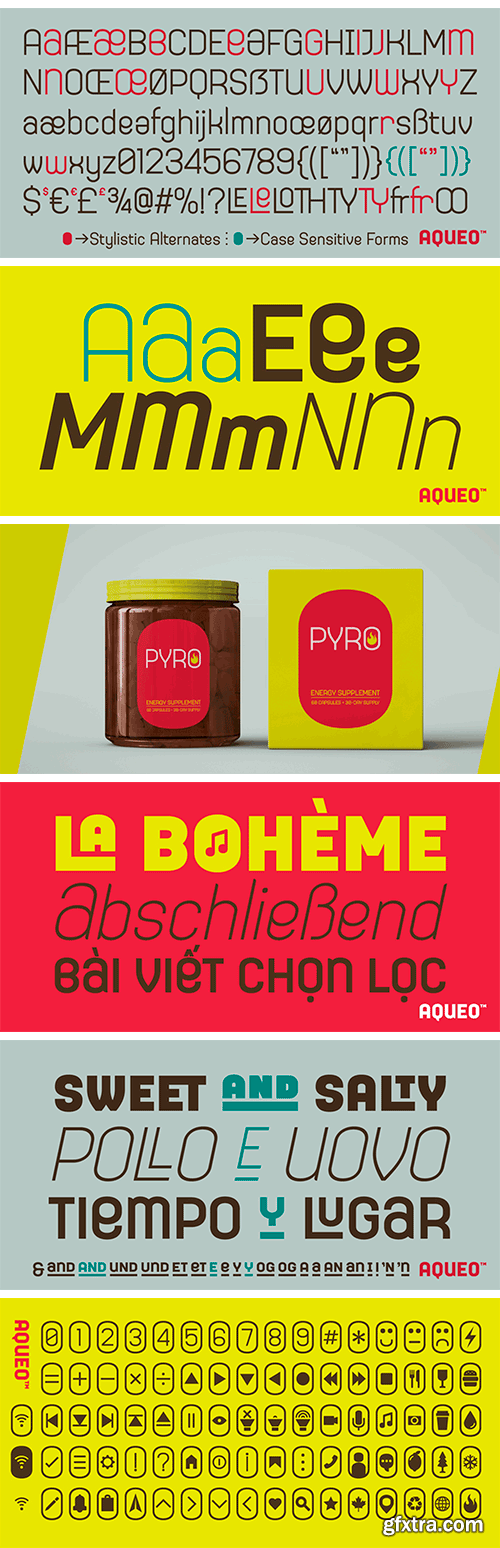 Aqueo Font Family