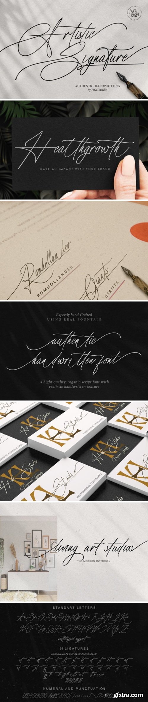 Artistic Signature Font