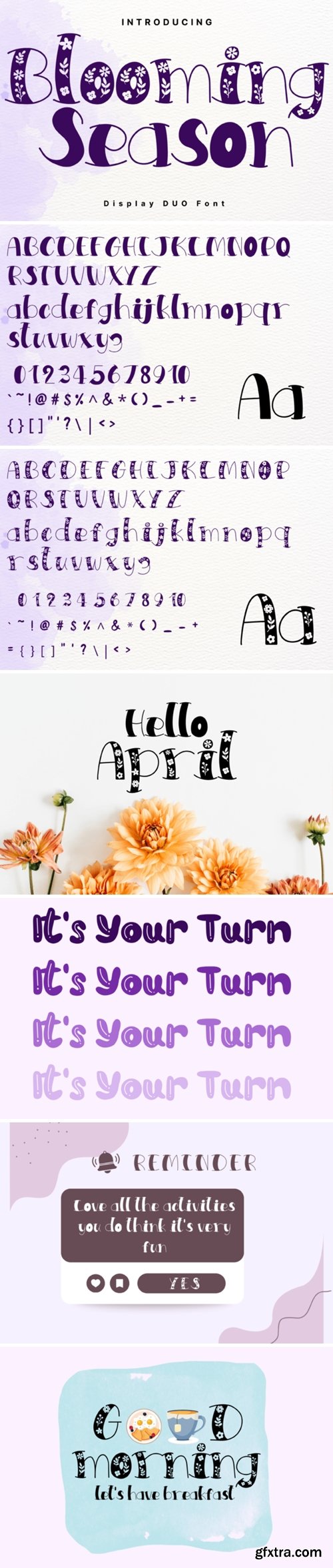 Blooming Season Font