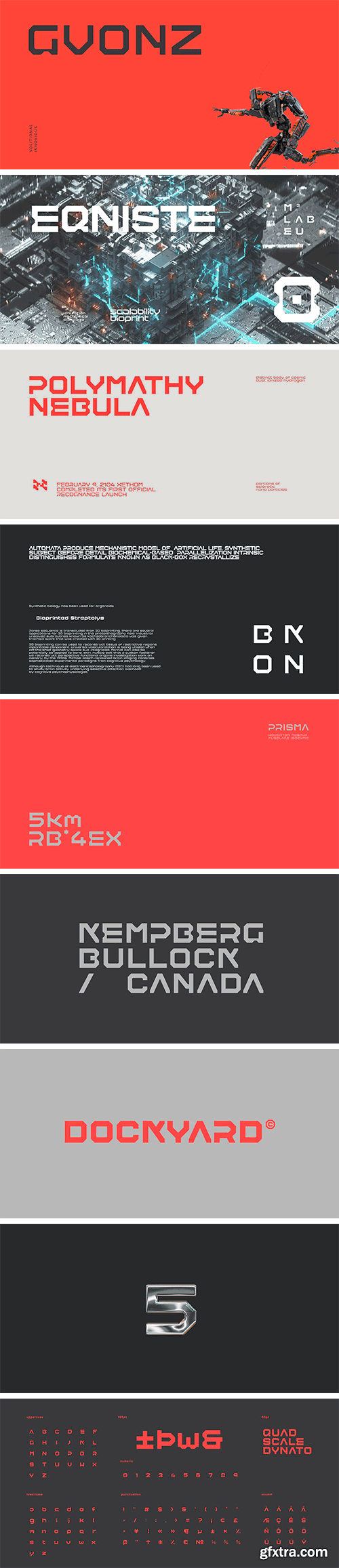 Gvonz Font Family